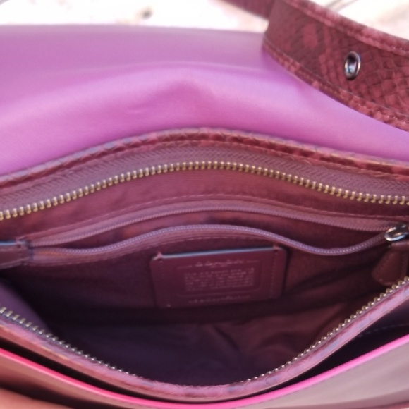 New Coach Patricia Exotic Trim Crossbody - Picture 5 of 5